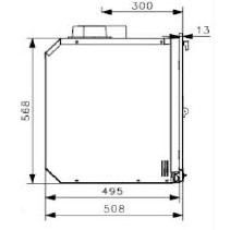 GODIN INSERT MODANE 85 V - Κέντρο Τζακιού